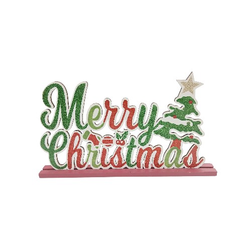 UBL MERRY CHRISTMAS GLITTER SIGN