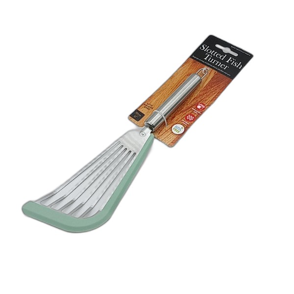 UBL STAINLESS STEEL SLOTTED FISH TURNER 30CM KA000