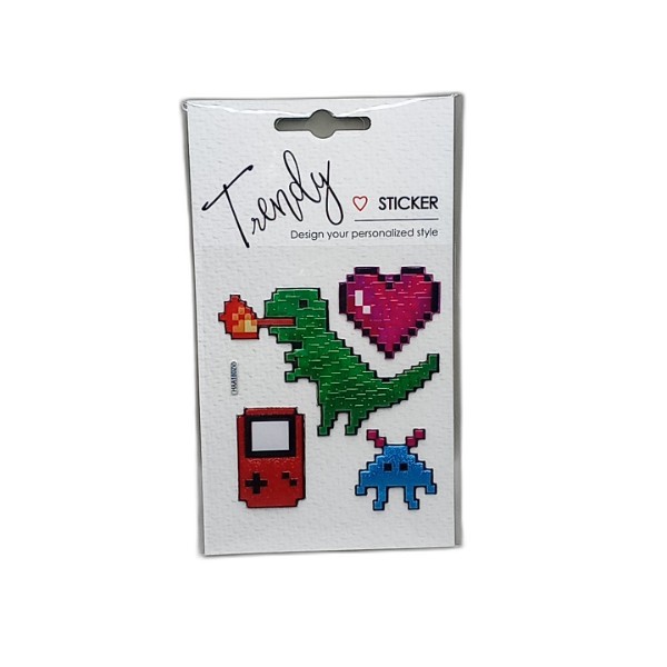 UBL LASER STICKER PATCHES 3 ASSTD