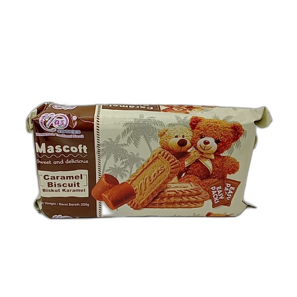 MASCOFT CARAMEL BISCUIT 250G