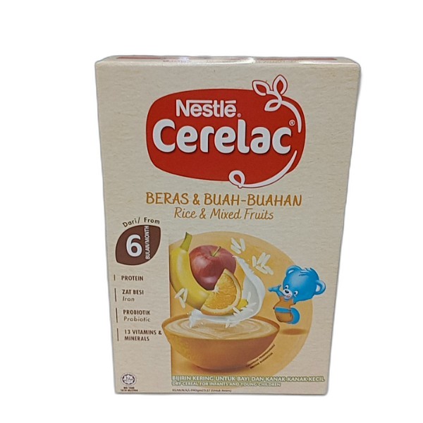 CERELAC RICE-MIXED FRUIT 250G