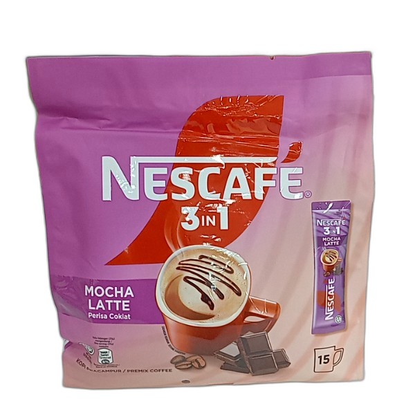 NESCAFE 3IN1 MOCHA LATTE 15X23G