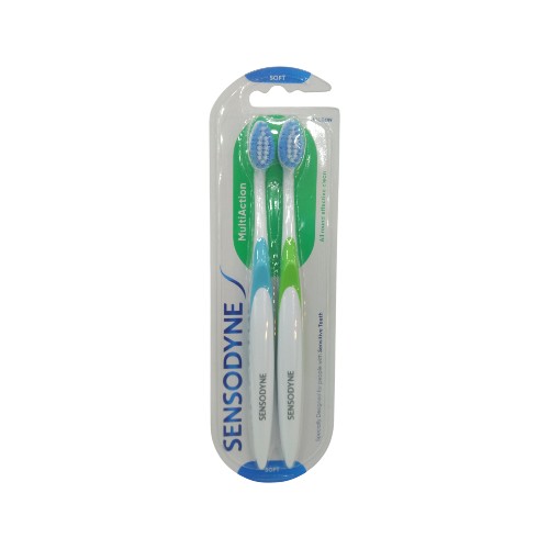 SENSODYNE TOOTH BRUSH MULTI ACTION SOFT 2PCS