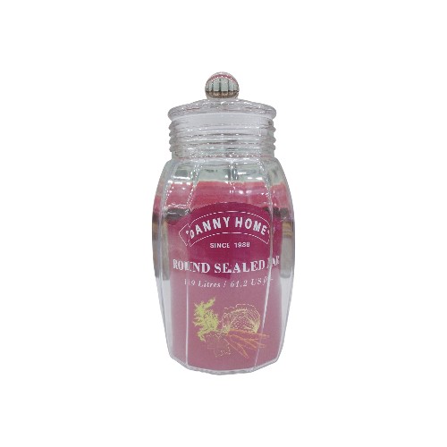 DANNYHOME GLASS SEALED JAR 1900ML