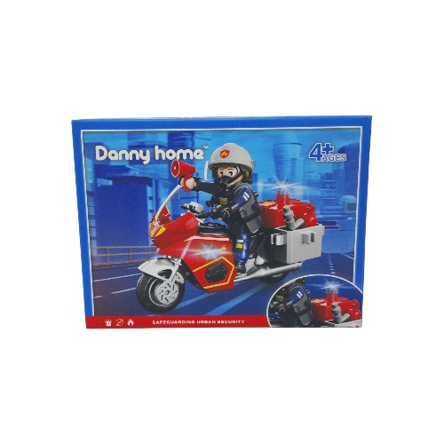 DANNYHOME FIRE MOTORBIKE TOY W- LIGHT