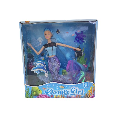 DANNYHOME MERMAID DOLL SET 11.5INCH