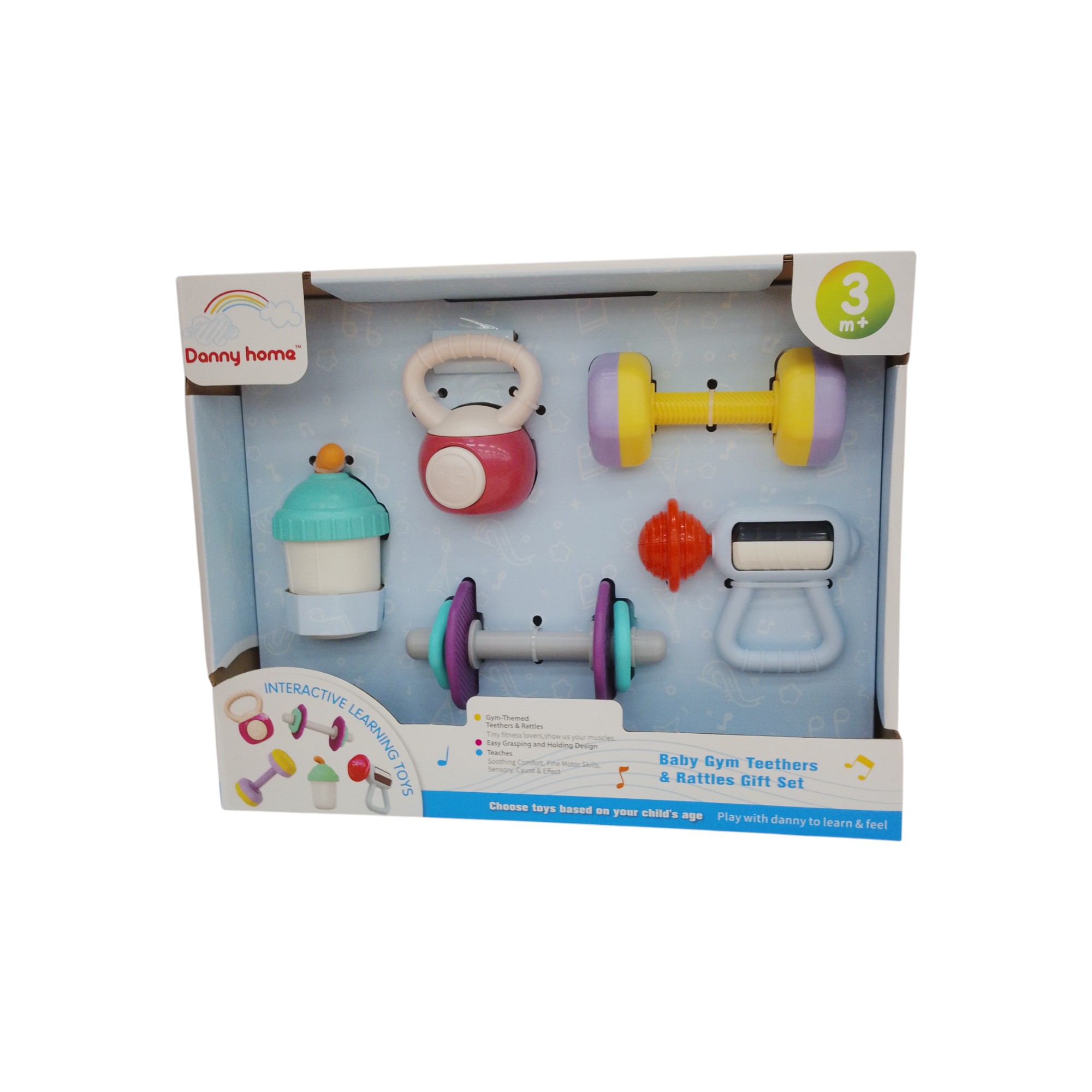 DANNYHOME BABY GYM TEETHERS-RATTLES