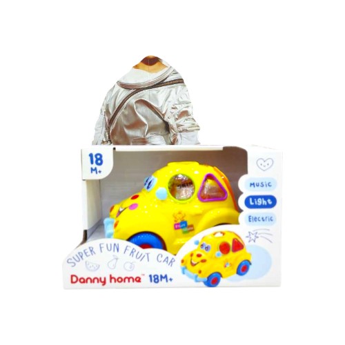 DANNYHOME TOY FRUIT CAR LIGHT-MUSIC
