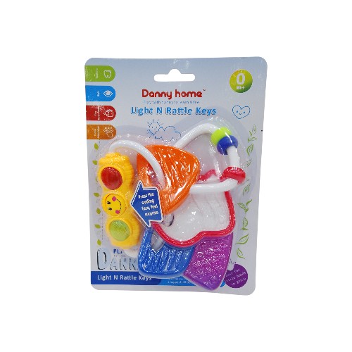 DANNYHOME LIGHT-RATTLE KEYS TOY 0M+