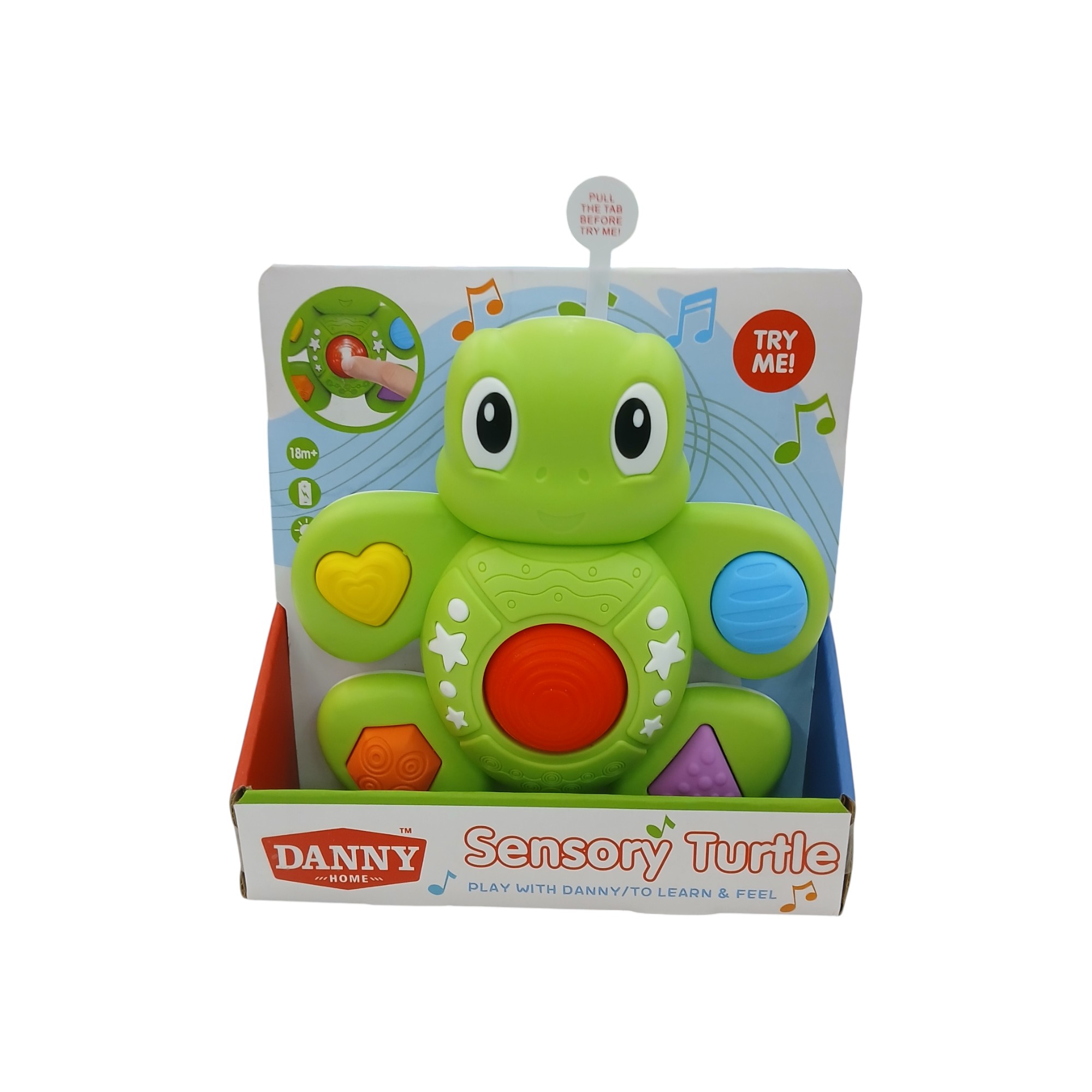 DANNYHOME TOY TORTOISE LIGHT-SOUND