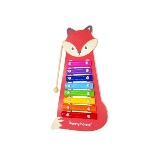 DANNYHOME WOODEN XYLOPHONE TOY FOX DESIGN