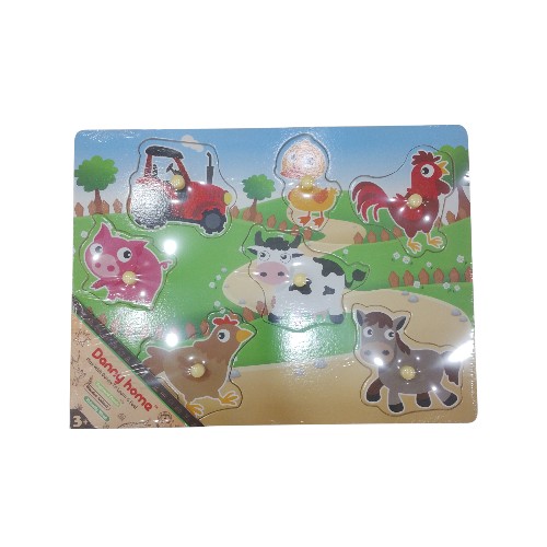 DANNYHOME WOODEN ANIMAL PUZZLE TOY