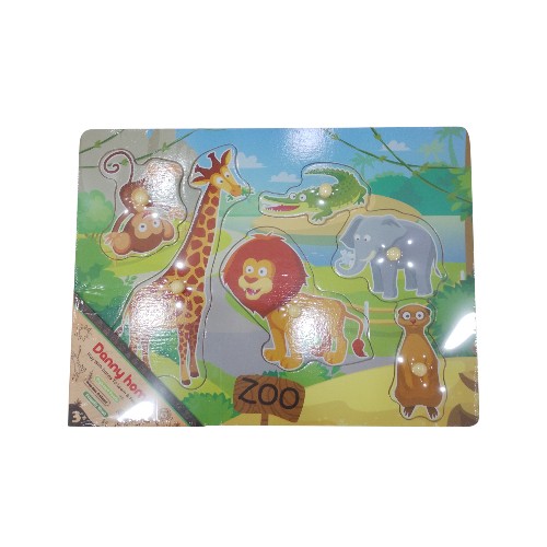 DANNYHOME WOODEN ANIMAL PUZZLE TOY